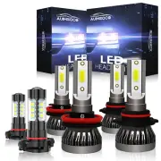 Para For Chevy Tahoe 2007-2014 - Kit de faros LED +focos antiniebla