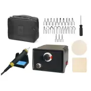 Electric Wood Burning Pen Tool Kit Set Professional Pyrography Machine Electr...