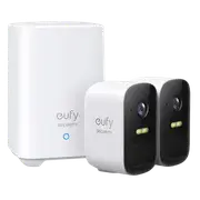 EUFY EUFYCAM 2C PRO 2K WIRELESS HOME SECURITY SYSTEM (2 PACK)