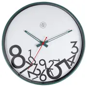 NeXtime 30cm Dropped Numbers Silent Analogue Battery Operated Round Wall Clock