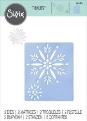 Sizzix Cut-Out Snowflakes Thinlits Die Set 2pc