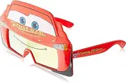 Sun-Staches Disney Cars Official Lightning McQueen Sunglasses, Costume Accessory Mask, UV400, One Size Fits Most, Multi-Colored, One-Size