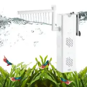 Aquarium Internal Filter Submersible Fish Tank Filter with Rainwater Aerator