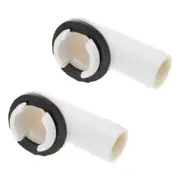2pcs Air Conditioner Drain Outlet Connector Drain Pipe Elbow Tool Universal External Unit Spout Connector ACPipe Parts J