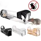Pest Control Rodents Trap Hommization Self-locking Mousetrap Reusable Home