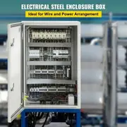 Steel Electrical Box Electrical Enclosure Box 24x16x10'' Carbon Steel IP65