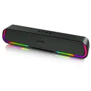 Wireless Bluetooth RGB Gaming TV Soundbar PC Speaker Bluetooth Sound Surrounded
