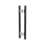 BLACK Entrance Front Door Handle Pair 600mm Decorative - Axton Series