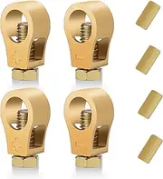 Linkstyle 2 Pair Pure Copper Battery Connection Clip, Negative and Positive Car Battery Cable Terminal Connector kit, For Car, Van, Truck, Boat