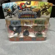 Skylanders Giants 3 Pack: Sonic Boom, Sprocket, & Stump Smash NIB Sealed