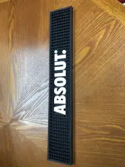 Absolut Vodka Bar Matt 3 Mats (NEW) 21x3.5 Heavy Duty Rubber Mats