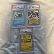 PSA Slab Illustration Contest 2024 Full Set PSA Gem MT 10, Gem MT 10, Mint 9