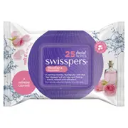 Swisspers Micellar and Rosewater Facial Wipes 25 Pack
