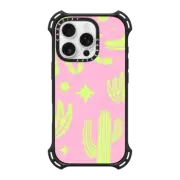 iPhone 16 Pro Bounce Case MagSafe Compatible Neon Cactus