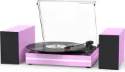 Record Player for Vinyl with Two External Speakers Turntable for Vinyl Recor...