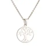 Galway Crystal Jewelry Small Tree of Life Sterling Silver Pendant…