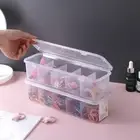 Five Grids Compartment Storage Box Large Capacity Hair Clip Organizer