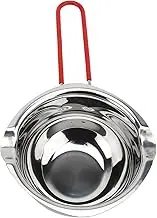 Chocolate Melting Pot, 500ml Stainless Steel Chocolate Melter with Double Spouts and Anti Scalding Handle, Universal for Melting, Butter, Cheese, and Candle Wax