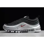 便宜 熱銷高品質 NK AIR MAX 97 QS 黑色/校隊紅色金屬銀白色 AT5458-001 跑鞋