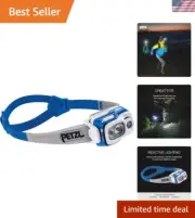 Rechargeable Headlamp with 900 Lumens & Automatic Brightness Adjustment