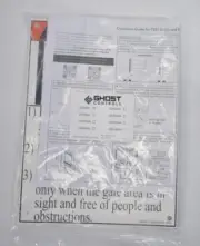 Ghost Controls TSS1MA Moving Gate Can Cause Serious Injury w Instructions