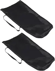 Generic 2pcs Stroller Storage Bag Travel Bags Foldable Travel Bag Stroller Pouch Stroller Travel Covers Stroller Accessories Stroller Cover Foldable Stroller Travel Bag Black Nylon