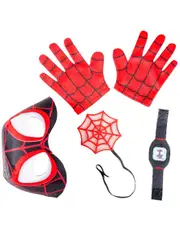 Miles Morales Boys Spiderman Costume Accessory Kit