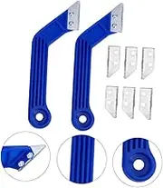 SHINEOFI 1 Set Durable Tile Grout Remover with Replacement Blades Easy to Use Seaming Tool for Floor and Wall Tile Flexible Design for Effortless Grout Removal