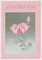 "Get Well Soon" Greeting Card - NEW