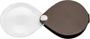 ESCHENBACH 1740-450 Classic & Vivid Portable Magnifier Round Magnification 3.5X Brown