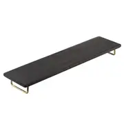 Orson Large Rectangle 65x16.5cm Tapas Acacia Serving Board Platter Tray Black
