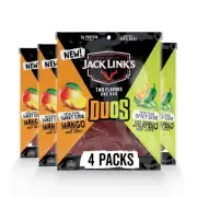 DUOs Jalapeño and Mango Beef Jerky, Shareable Under 100 Calories Snack Packs ...