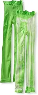 [Jefferies Socks] Little Girls' Neon Capri Tights (Pack of 2)
