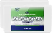 Shea Butter Soap Base | Shea Butter, Glycerine & Aloe Vera | Melt & Pour Base for DIY Soap Making | Suitable for All Skin Types | 2000g / 70.54 Oz