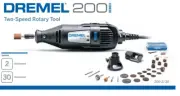 Dremel 200 Series 200-1/15, Two Speed Rotary Tool w/ 15 Accessories - new
