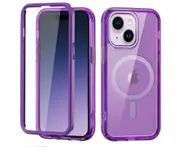iPhone 15 Case,Shockproof Phone Case ,Scratch-Resistant Back Cover-Deep Purple