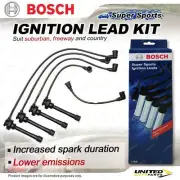 Bosch Ignition Leads for Mitsubishi Starwagon WA Triton MK K65 2.4 I4 16V (for: Mitsubishi)