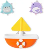 Skip Hop Zoo Tip & Spin Boat - Shark/Narwhal