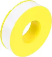 TEHAUX Plumbing Supplies 1 Roll Sealing Tape PTFE Plumber Tape Leakproof Heat Resistant for Pipes Tanks Easy Install