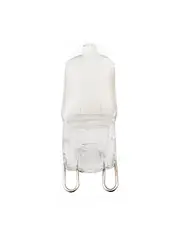GE 25W G9 Frost Halogen 2 Pack