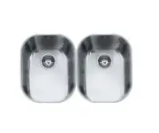 Franke CPX120 Compact Stainless Steel Undermount Double Bowl Kitchen Sink New