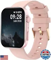 BRIBEJAT Smart Watch for Men Women (Make/Answer Call), HD 2.01'' Smartwatch I