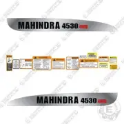 Fits Mahindra 4530 Decal Kit Tractor Reproduction Equipment Decals Silver Vinyl!