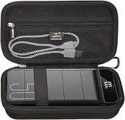 Aproca Black Portable Hard Storage Case, for Morfec Power Bank Fast Charging 50000mAh - 22.5W Portable Charger