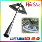 All-steel Hardened Hollow Hoe Handheld Weeding Rake Planting Farm Vegetable KU