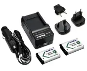 Two Batteries & Charger Pack SONY NP-BX1 Action Cam DSC-RX1 Camera