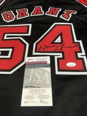 Horace Grant Signed Chicago Bulls Jersey Autographed JSA COA INSC 4X CHAMP XL
