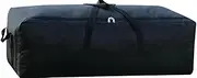 Gear Storage Bag, 55L 100L 150L Waterproof Camping Equipment Organizer Foldable Luggage Carrier for Tent Canopy Sleeping Bag Table Chair, Black,Large Duffle Bag (100L)