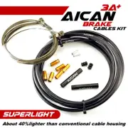 Aican (A3) Superlight Brake Housing DLC Cables Set kit - BLACK