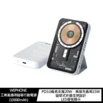 【妮可3C】WEPHONE 工業風透明磁吸行動電源(10000MAH)